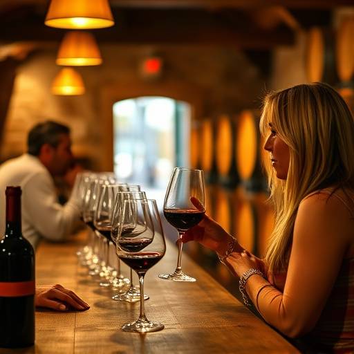 Cata de vinos en una bodega tradicional de La Rioja